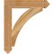Ekena Millwork Thorton Arts & Crafts Rough Sawn Bracket, Western Red Cedar, 4"W x 24"D x 28"H BKT04X24X28THR03RWR - alternate 3